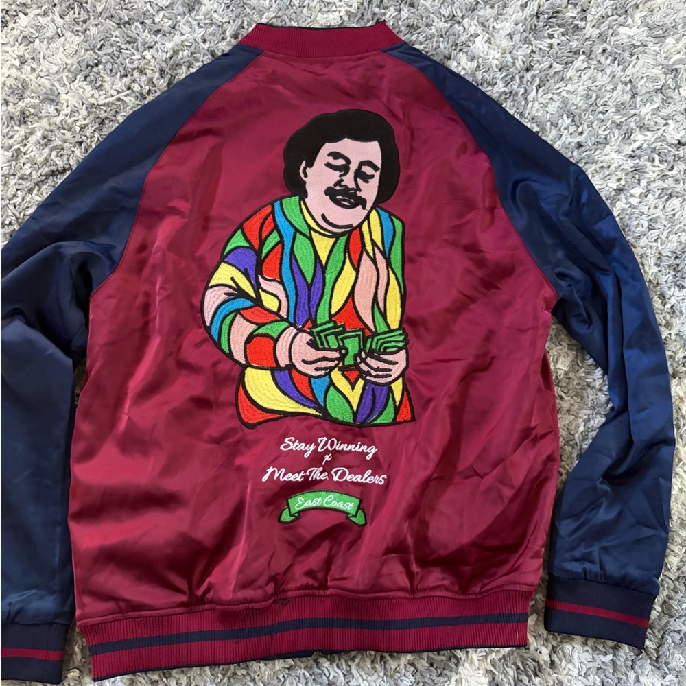 Stay Winning x Meet The Dealers Coast To Coast Reversible Jacket Men’s Sz Small